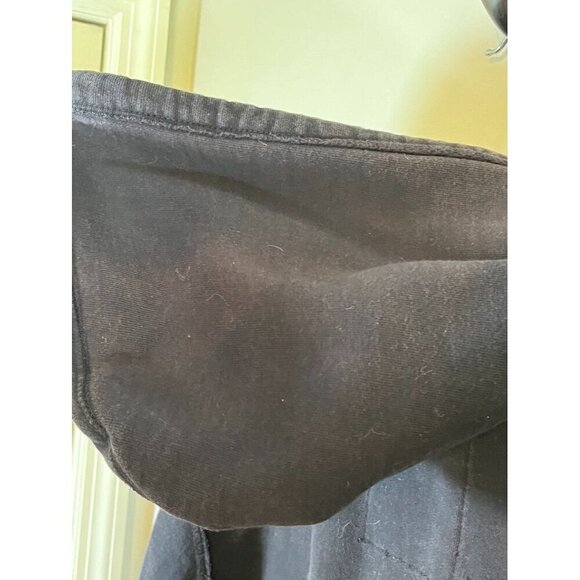 Aeropostale Sweatshirt Women L Blue Hoodie Distressed 80s Y2K Grunge Garage 90s - Picture 12 of 14